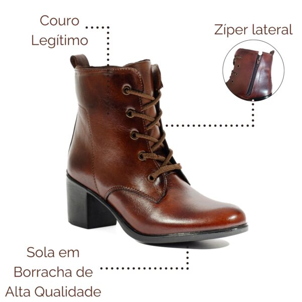 Coturno Feminino Salto Alto Herlim (Or. 1020) - Imagem 11