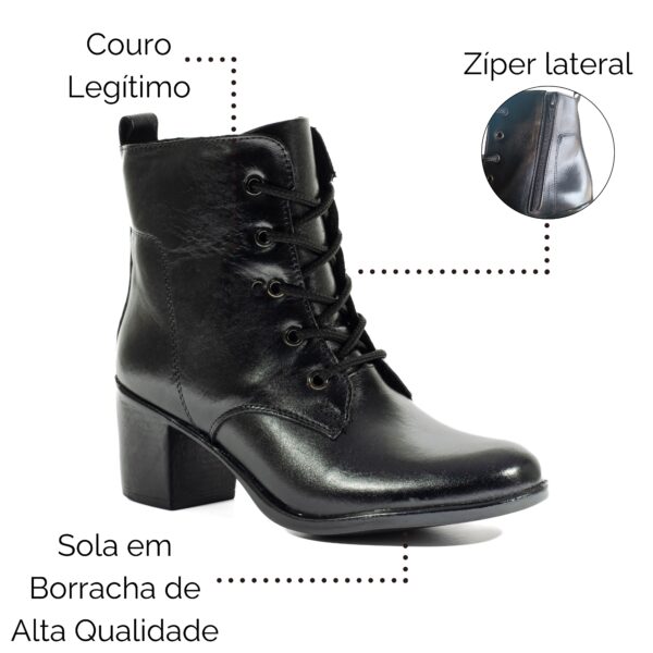 Coturno Feminino Salto Alto Herlim (Or. 1020) - Imagem 6