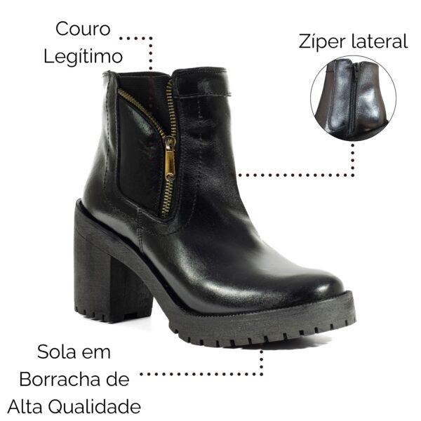 Coturno Feminino Salto Alto Herlim (Or. 1240) - Imagem 6